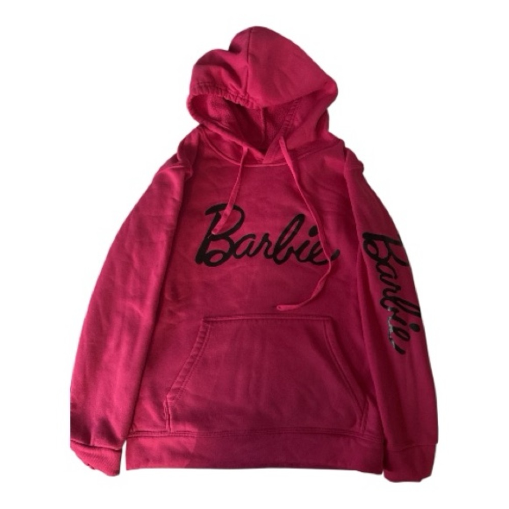 Barbie Pink Hoodie with Black Logo